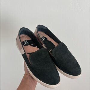 Birdies Angel City Slip-On Sneakers – Dark Green Suede – Size 7.5